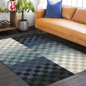 

Bubble Kiss Carpets For Living Room Gradient Mosaic Rug Geometry Creativity Customize Carpet Blue Green White Home Decor Rug