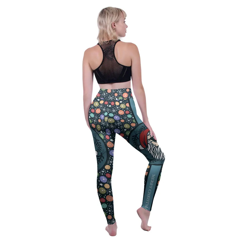 tiktok leggings amazon Christmas Pants For Women Leggings For Fitness Gym Tights Sportswear Printed Leggings Push Up adidas leggings