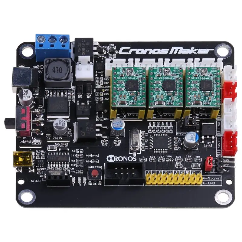 CNC 3018/2418/1610 GRBL 1.1 3 Axis Stepper Motor 2 Y USB Driver Controller Board 28TC