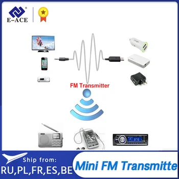 

E-ACE Protable FM Transmitters Wireless Car Mp3 Player FM Modulator Black For Auto Audio Television Computer DVD iPhone Mobile