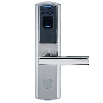 

Freeshipping M100 Classic Unlock Right Handle Stainless Steel Password Lock with Card Key Simple Fingerprint Door Lock