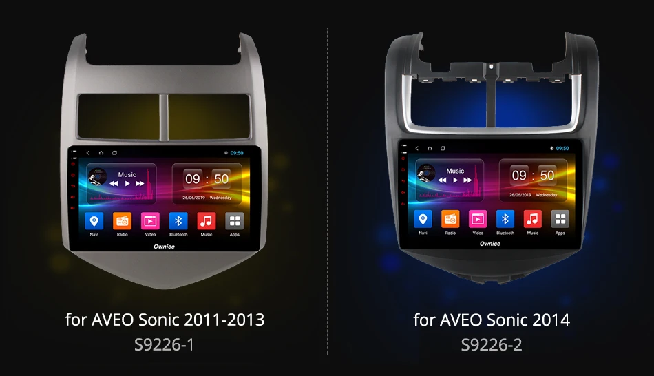 Top Ownice K1 K2 K3 K5 K6 Android 9.0 CAR Audio DVD player FOR Cheverolet aveo SONIC 2011 - 2013 GPS Multimedia 360 panorama DSP 4G 4