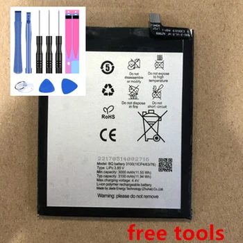 3100mAh Battery For BQ Aquaris X X Pro Batterie Bateria Accumulator AKKU ACCU Phone