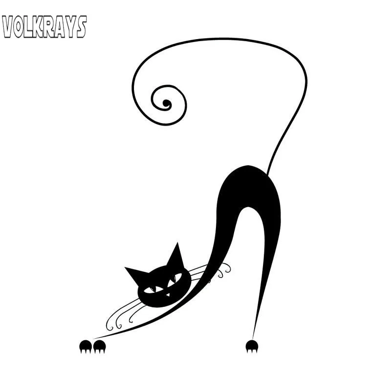 Volkrays гибкие аксессуары в виде сиамского кота отражающая водонепроницаемая