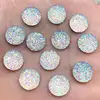 Crystal AB 12mm 80Pcs/Lot Flatback Resin Dotted Round Rhinestone Cabochon Gems,Flat Back Resin Rhinestone For DIY Decoration ► Photo 3/5