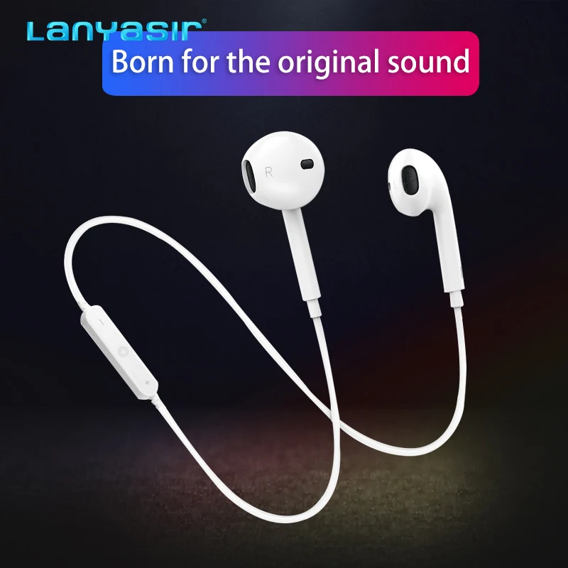 

S6 Sport Wireless Headphone Neckband Line-controlled Bluetooth Earphone with Microphone call volume control Headphone For phone