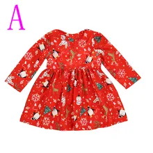 Дети Детские Штаны для девочек с рождественским изображением, одежда Круглый воротник в виде геометрических фигур Осенние милые вечерние платья из хлопка слитные купальники для будущих мам