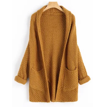

New Women's Sweater for Autumn and Winter Retro and Artistic Cardigan Sweater Sweater Loose and Heavy Coat