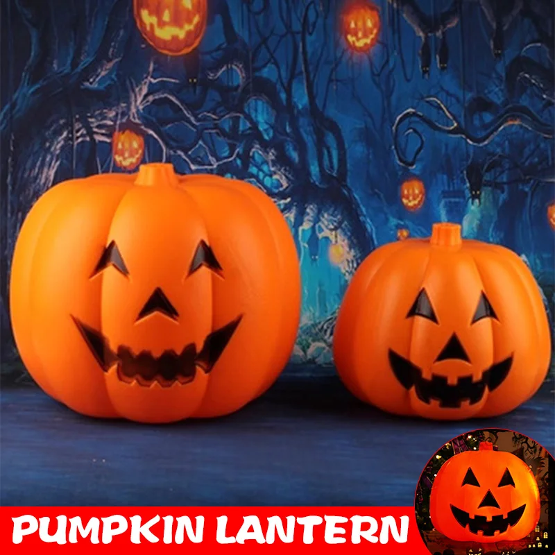 

Halloween talking Pumpkin Lighting Music Lantern Sound Control Pumpkin Lamp Light Party Home Decor Animated Pumpkin
