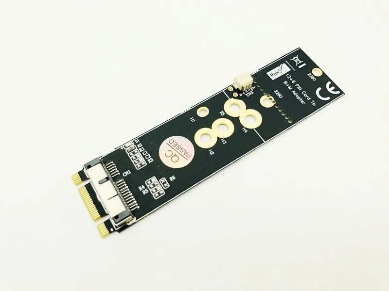 QINDIAN добавить на карты 12+ 6Pin Беспроводной Wi-Fi Bluetooth карты NGFF M.2 B+ M Ключ адаптер для Mac OS BCM94360CD BCM943602CS BCM94360CS2