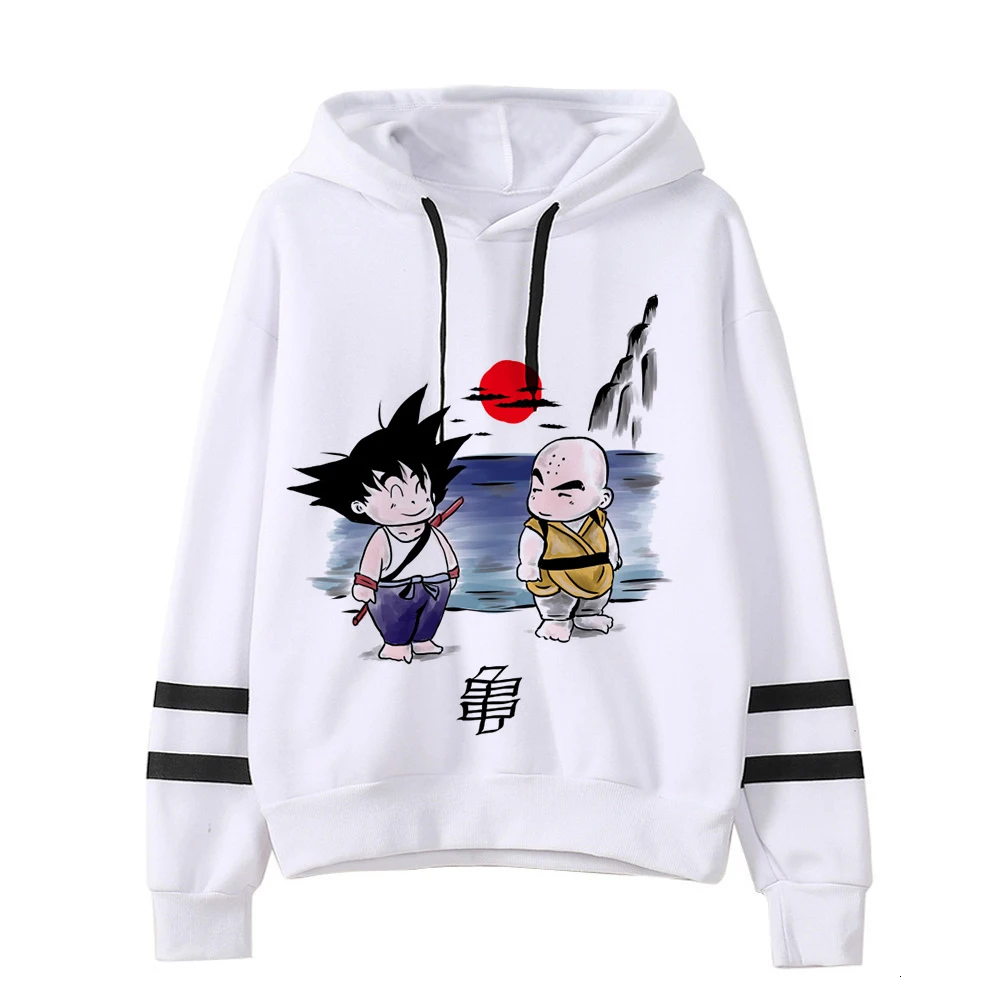 Dragon Ball Z Супер Толстовка Мужская Мультфильм DBZ аниме негабаритных смешная толстовка с Гоку негабаритных мужской/wo мужчины Вегета Ulzzang 90s дети