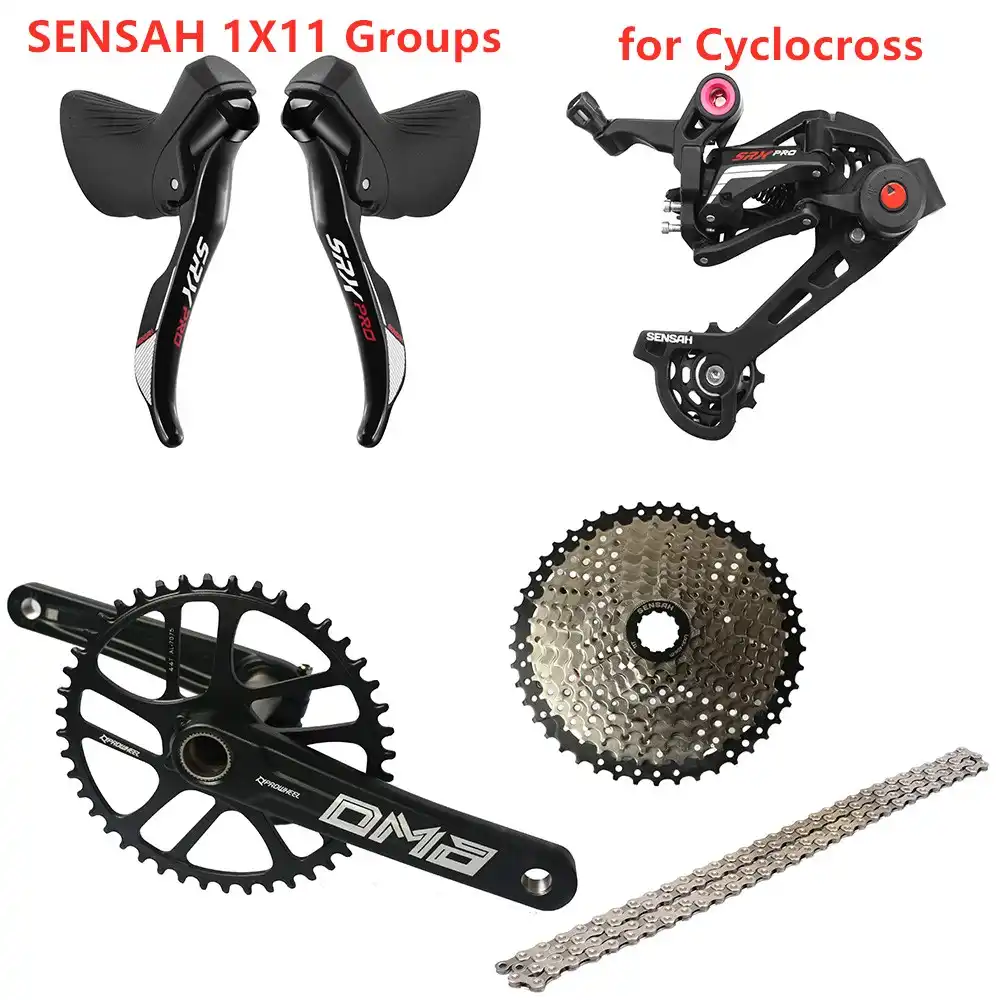 Kit Groupe Vélo Route Sensah Empire 2x11 Vitesses (22s) - Noir - Neuf OE PACK