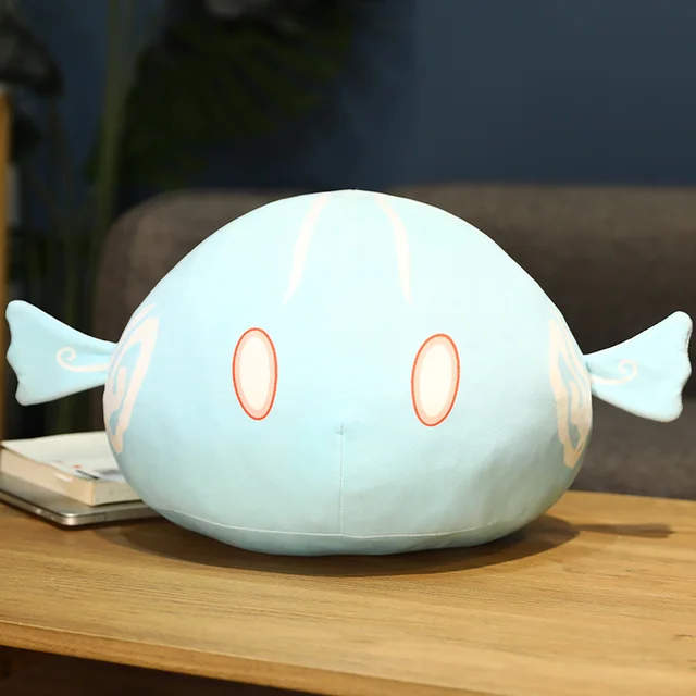 35/45/60cm Cute Slime Game Genshin Impact Slime Theme Plush Pillow Slime Throw Toy Keli Dango Toys Birthday Xmas Gift Kids Toys
