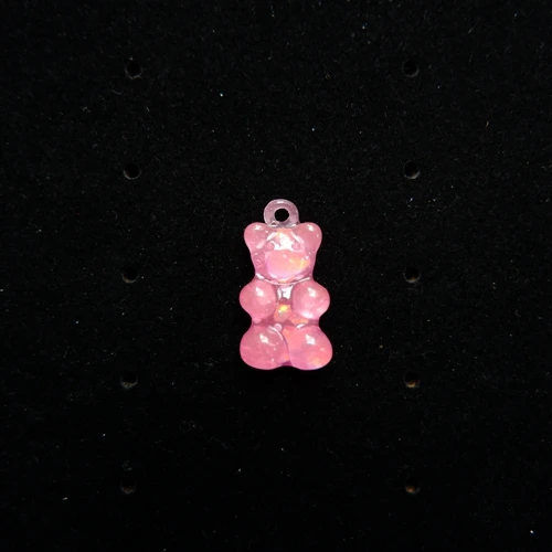 1 TBAEW Gummy bear, подвески, плоская задняя смола, кабошон для DIY, ожерелье, серьги, брелок, аксессуары для изготовления ювелирных изделий - Окраска металла: 1