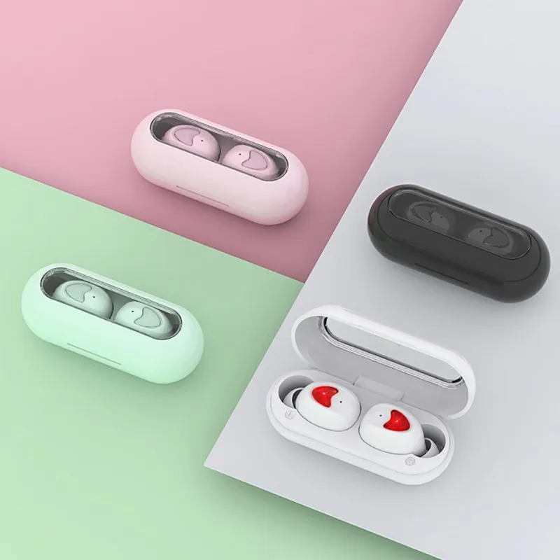 TWS Bluetooth 5,0 наушники с сенсорным управлением 3D стерео наушники мини зарядный чехол