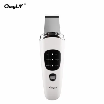 

CkeyiN Ultrasonic Facial Skin Scrubber LCD Screen Face Spatula Pores Cleanser Exfoliator Blackhead Remover Comedones Extractor50