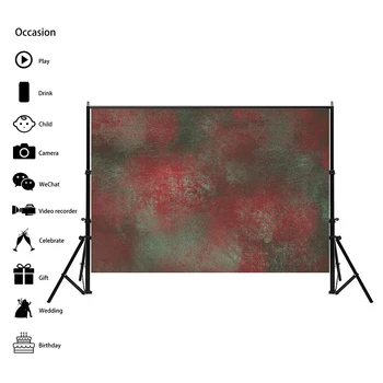 

Retro Tie-dye Series Photography Background Cloth Red And Green Interlaced Photography Studio Props For Camera And Photo