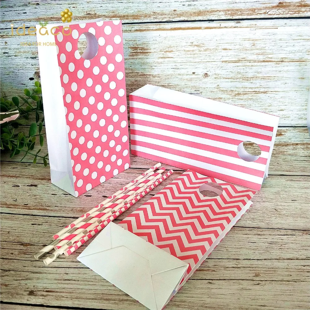 pink gift candy bags box wedding12
