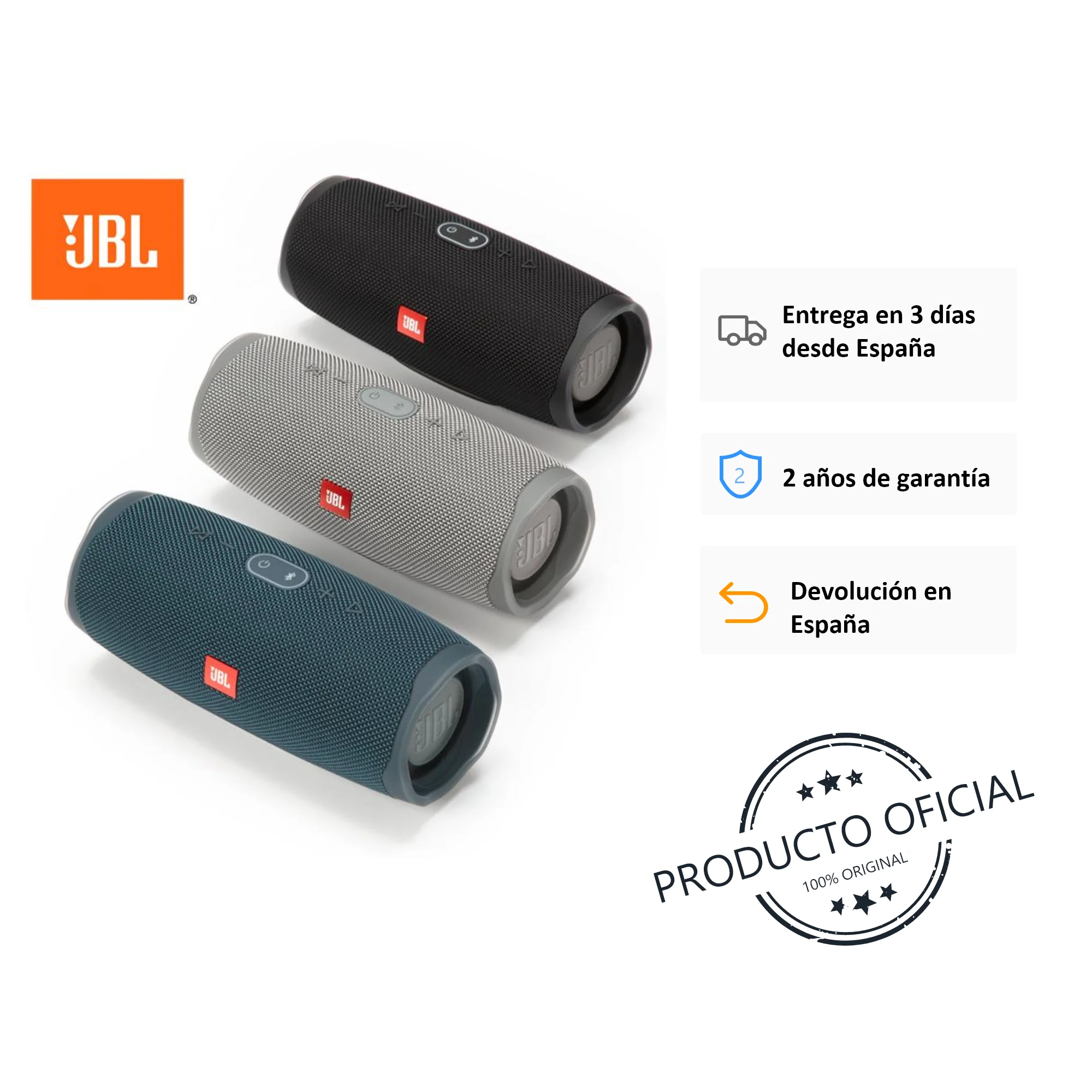  JBL Charge 4 Powerful Bluetooth Speaker Mini Portable Wireless Waterproof BT Speaker with Bass and 