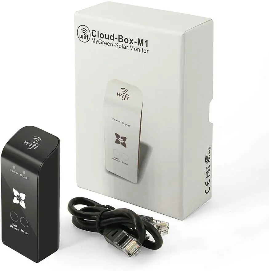 PowMr Cloud-Box-M1 WiFi беспроводной монитор данных связи через мобильный телефон использовать для Esmart3 40A 60A MPPT контроллер солнечной зарядки