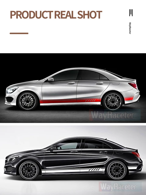 Edition 1 Door Side Stripes Sticker Shooting Brake Decal For Mercedes Benz  C117 X117 W117 C118 X118 CLA Class CLA45 AMG CLA35