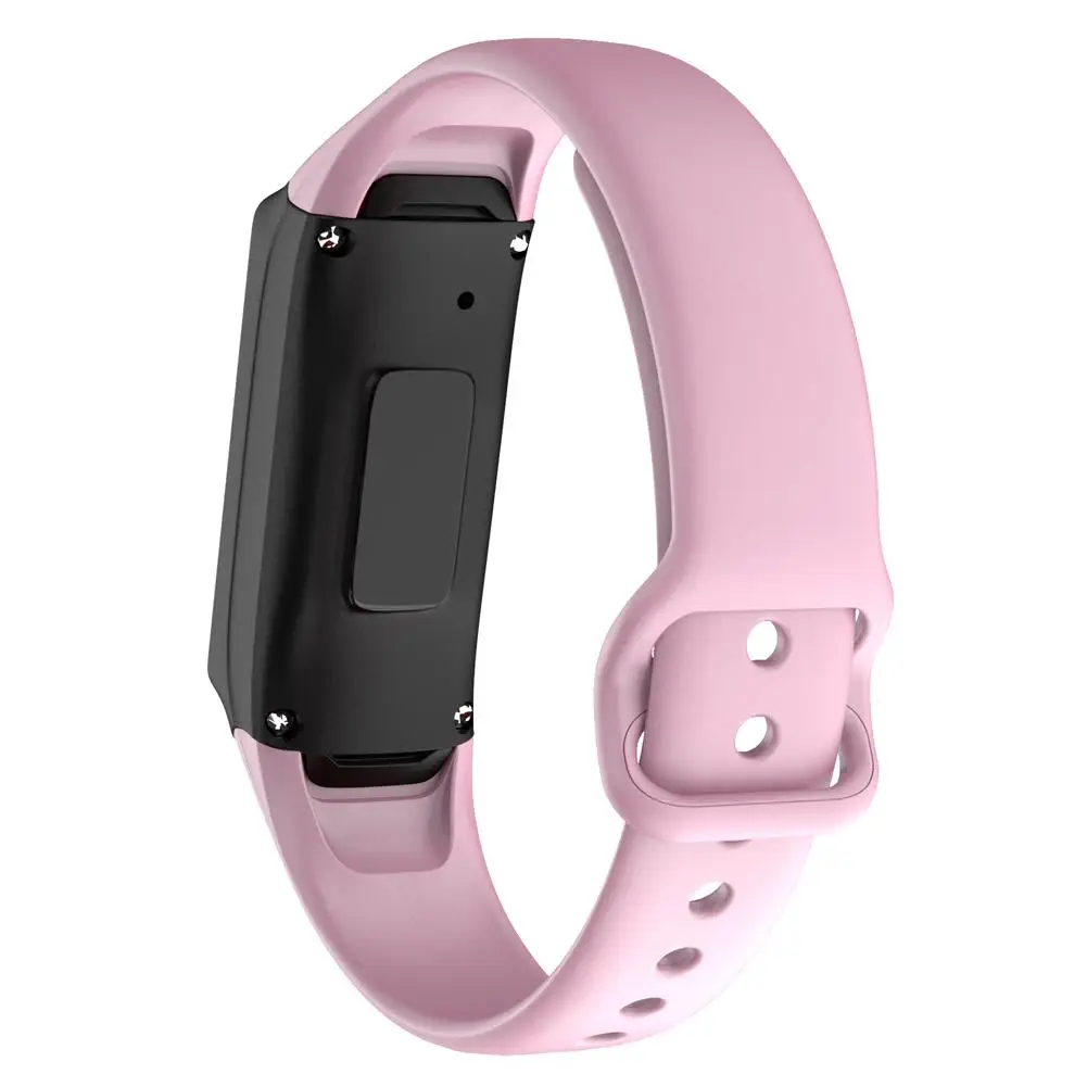 Pink Многоцветный силиконовый ремешок для ремешка часов для samsung Galaxy Fit SM-R370 смарт-браслет сменный ремешок - Цвет: Pink