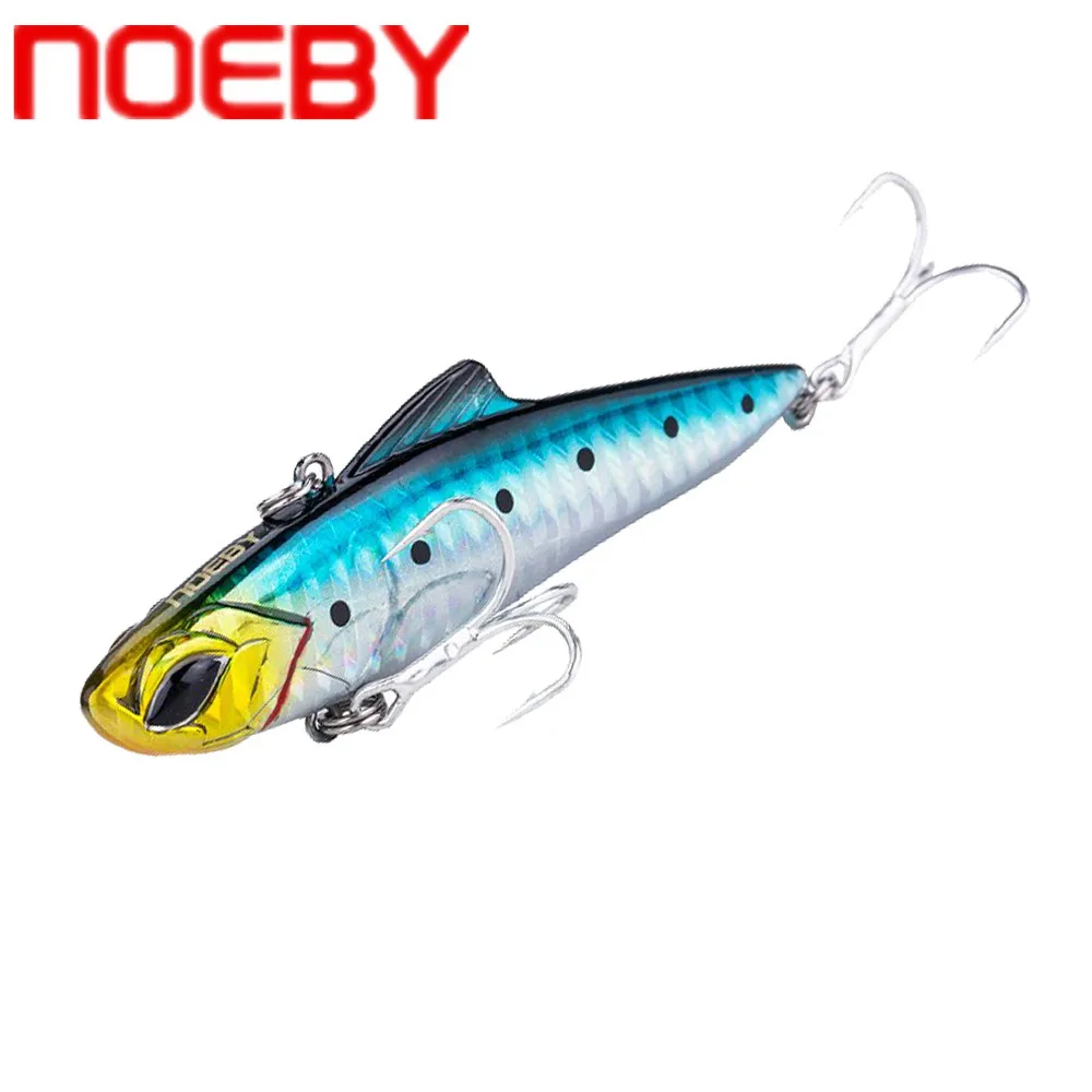 NOEBY VIB твердая приманка 85 мм 24,5 г Тонущая 1-2,5 м приманка с высокочастотный крючок VMC Isca искусственные Pesca зимние снасти для подледной рыбалки