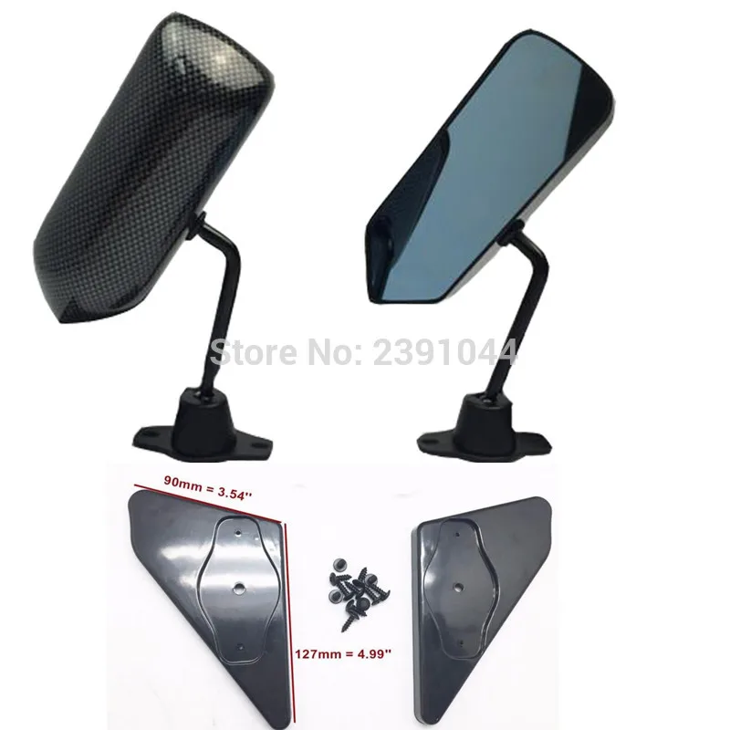 F1 CARBON LOOK racing боковые зеркала подходят для CP9A CN9A CT9A EVOLUTION Impreza WRX sti GTO R + L не