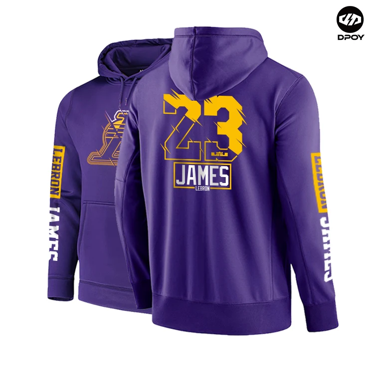  DPOY brand design bryant LBjames Western basketball men's sweatshirt hoodies Kawhi Doncic pullovers