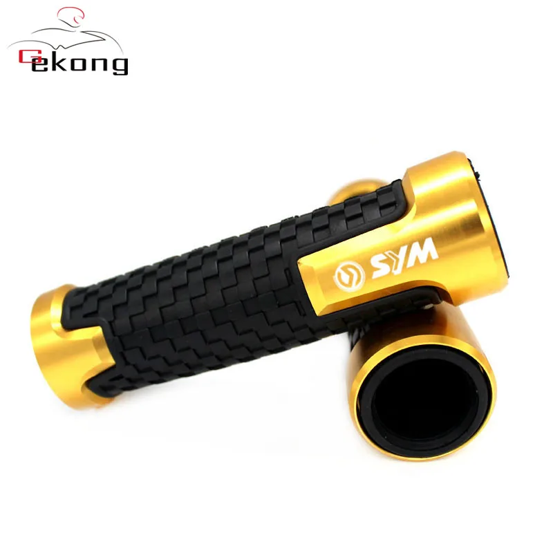 Gold Для SYM CRUISYM 300 180 150 MAXSYM 400 400i 600 600i GTS300I RV250 Joymax Z300 Joyride200 рукоятка мотоцикла грипса на руль - Цвет: Gold