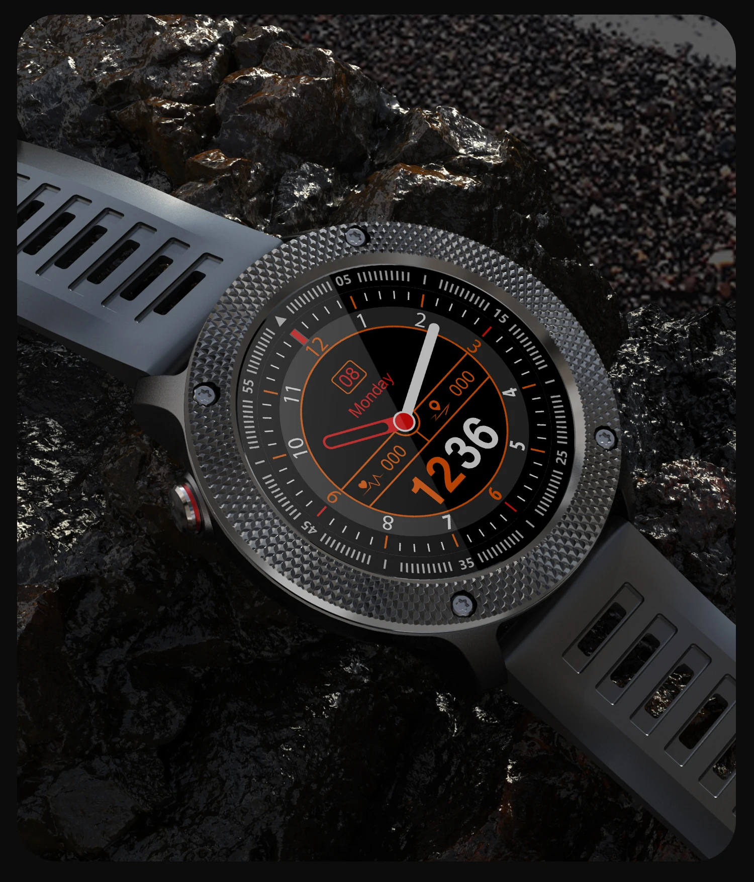 STrollAR Men Smartwatches 2021 30M Waterproof 12 Sport modes Fitness Tracker Clock Smart Watch for Android IOS Xiaomi Huawei