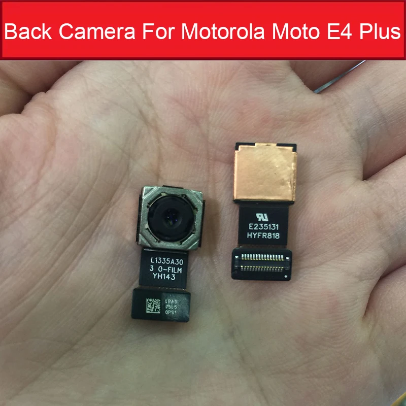 

Rear Back Camera Module For Motorola Moto E4 Plus E4Plus Main Big Camera Module Flex Ribbon Cable Replacement Repair Part
