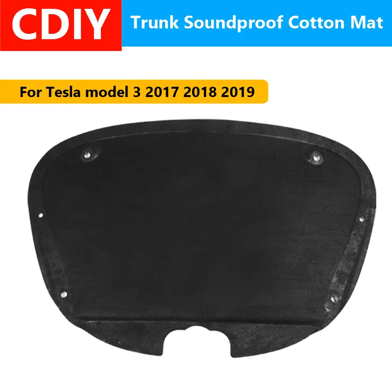 

Front Engine Hood Noise Reduction Mat Soundproof Cotton Pad For Tesla Model 3