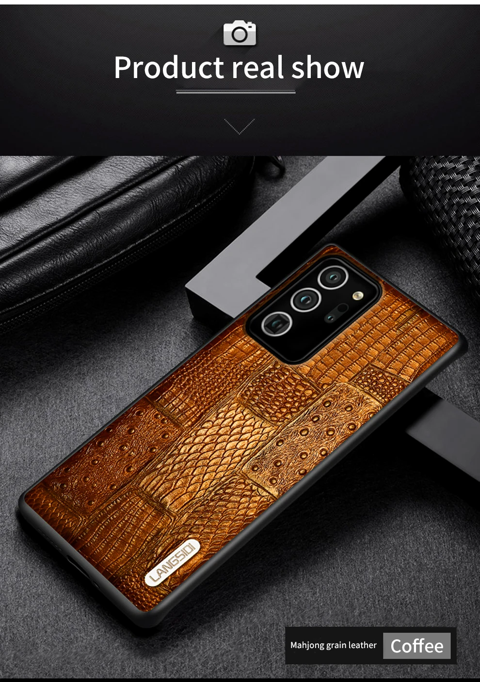 Genuine Leather Retro Splice Case For Samsung Galaxy Note 20 Ultra Note 10 9 A32 A72 A52 A71 A51 S10 S8 S9 S20 S21 Plus S20 FE