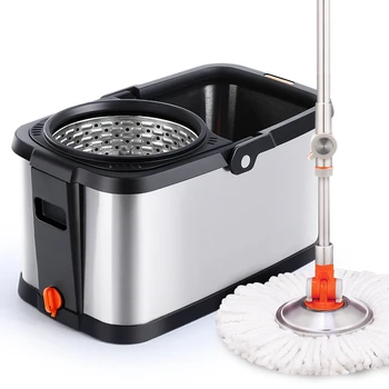 

David mop home rotary mop bucket free hand wash automatic mop lai people mop rod rotation universal