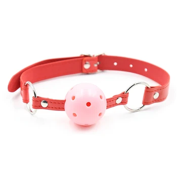 BDSM Oral Sex Toys Open Mouth Gag Ball Fetish Slave Bondage Restraints Belts with Mouth Gags Adult Sex Shop for Couples Game 3
