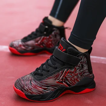 

Luxury Brand Basketball Children Shoes Anti Slip Brand Shoes Sport Comfortable Kids Walking Shoes Good Quality Teenage Shoe