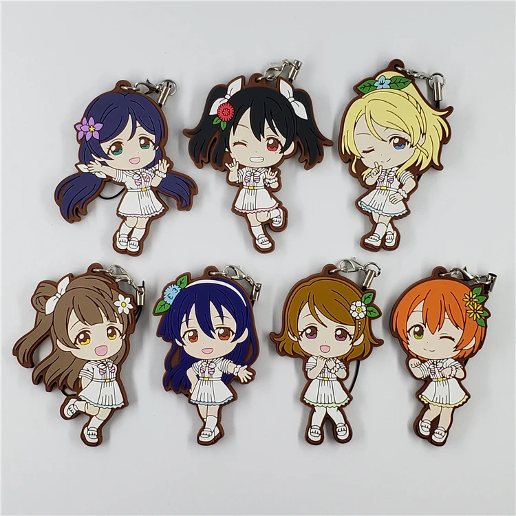 Люблю жить! Школьный идол проект аниме брелок U's Нико Уми Нозоми Lovelive! Белое