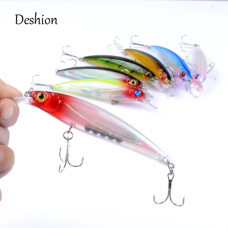 Рыболовные приманки Deshion Wobblers для щуки Minnow 1 шт. 11 см 13 4 г isca искусственные