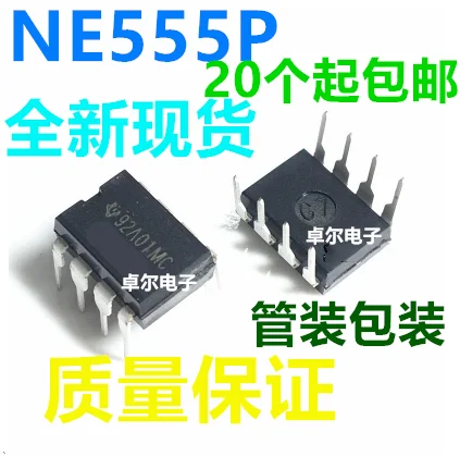 100% новый и оригинальный NE555P DIP8 NE555 в наличии (10 шт./лот) | Электроника