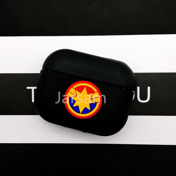 blackSurprise3 Чехол для AirPods Pro Чехол Мягкий Silixone беспроводной Чехол для наушников для Apple Airpods 3 pro Чехол Для Air pods pro 3 - Цвет: blackSurprise3
