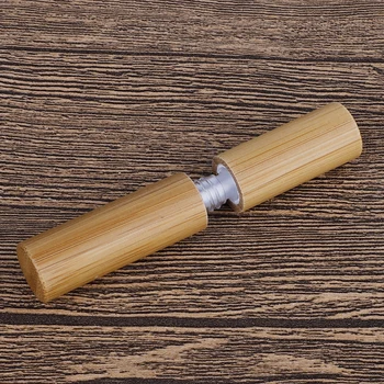 

20Pcs 4ml Hand-made Bamboo Eyeliner Cosmetics DIY Dispenser Eyeliner Tube Container Refillable Eyelash Growth Oil M7