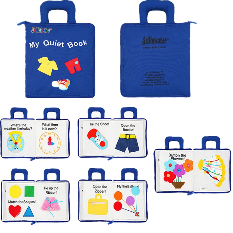 

3D Soft Cloth Baby Books Montessori Baby Toys for Toddlers 0 12 24 Months Intelligence Development Education Toys Birthday Gifts