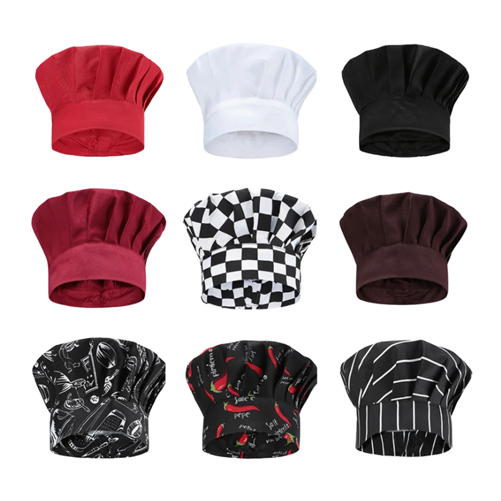 Шеф повар шляпа кухня унисекс шапка грибовидной формы Gorro шеф повара шляпы