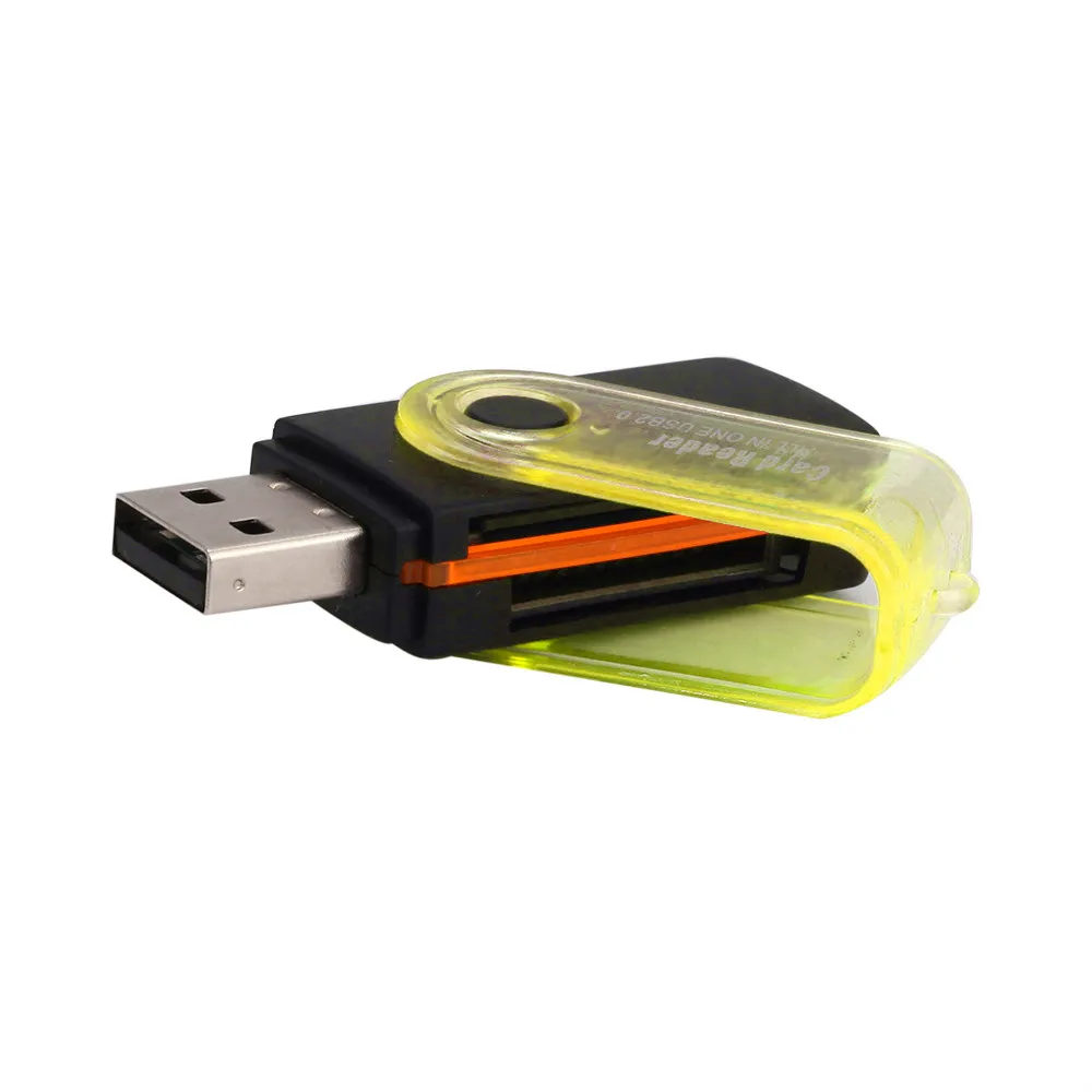 H30 USB 2,0 все в одном устройство для чтения карт памяти для Micro SD/TF M2 MMC SDHC MS Duo USB 2,0 все в одном устройство для чтения карт памяти