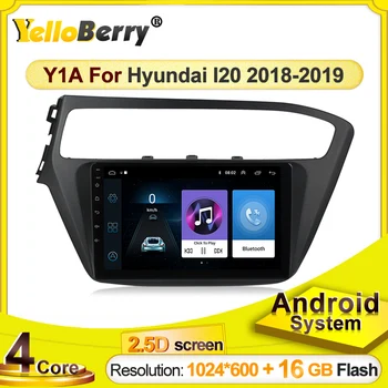 

Android Car GPS Navigation radio stereo player for Hyundai i20 2018 2019 Multimedia 2.5D touch screen SWC WIFI Bluetooth