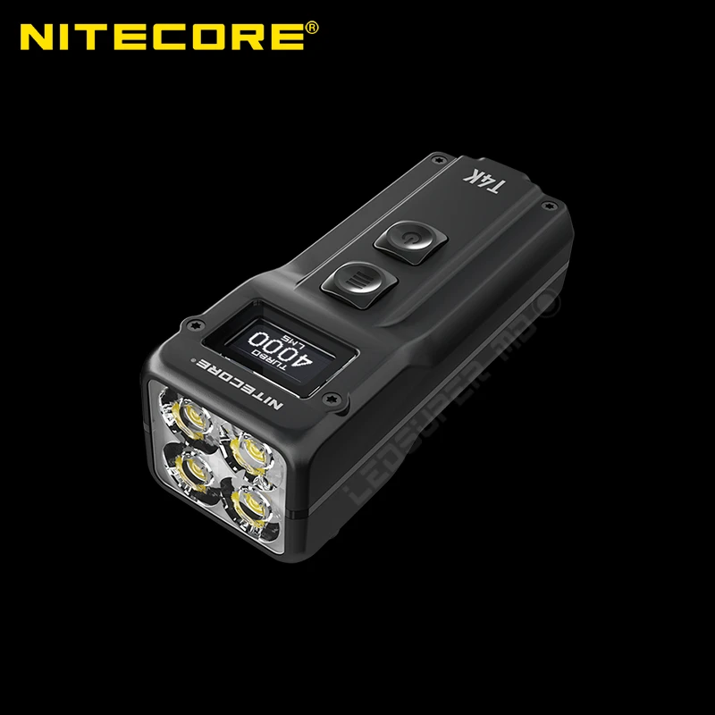 4000 Lumen Nitecore T4K Super Bright Keychain EDC Flashlight flashlights