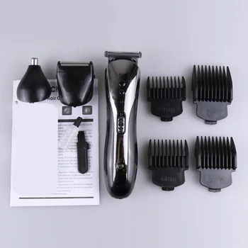 

Multi-function Hair Shaving Device Rechargeable Nose Hair Clippers Washable Razor for Man (EU Plug)
