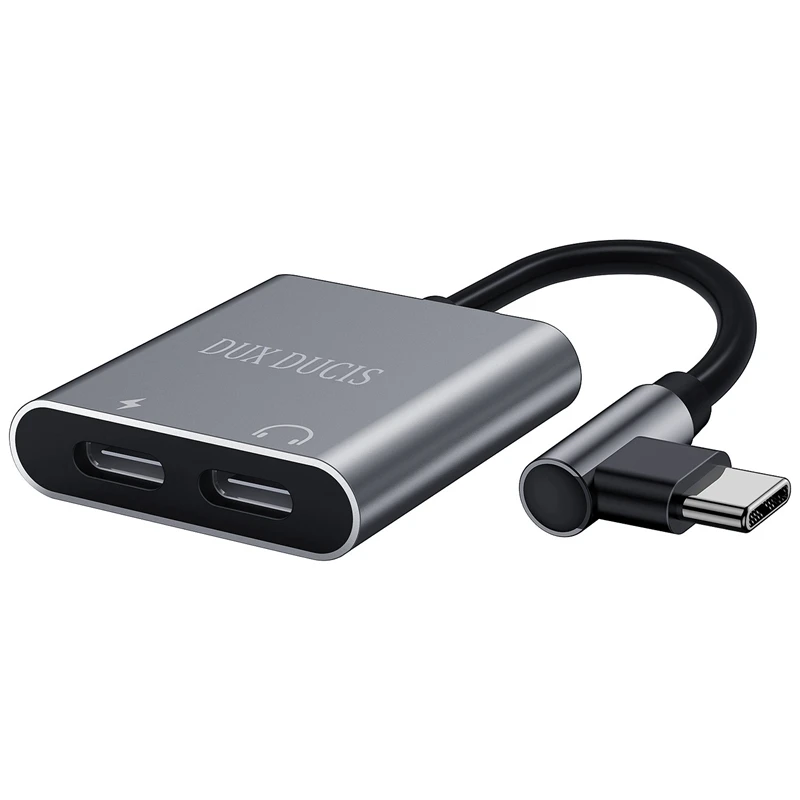 PD TYPE C to TYPE C Adapter Charger and Headphone Jack Splitter Headphone Adapter for Phone Tablet Laptop