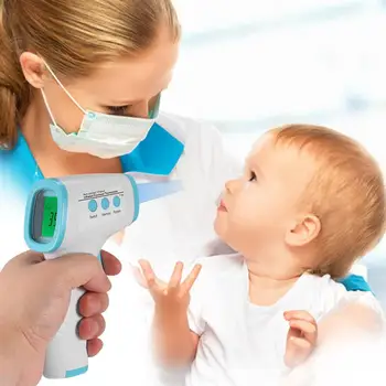 

Digital Thermometer Infrared Baby Adult Forehead Non-Contact Infrared Thermometer LCD Backlight Digital Measure Temperature